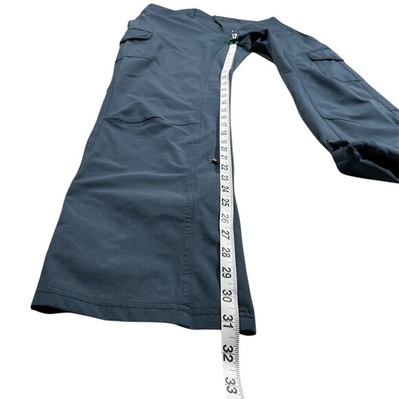 KUHL Women's FreeFlex Roll-Up Pants Blue Rainstorm, Size 6 - Picture 8 of 11